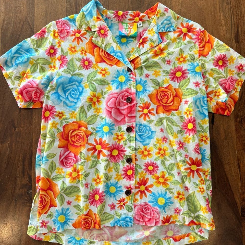 Big Bud Press Floral Button Down Shirt - Multicolor